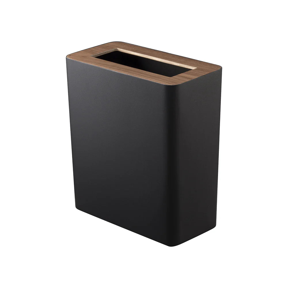 VELASTRIA - Trash Can - Rectangle - Steel + Wood