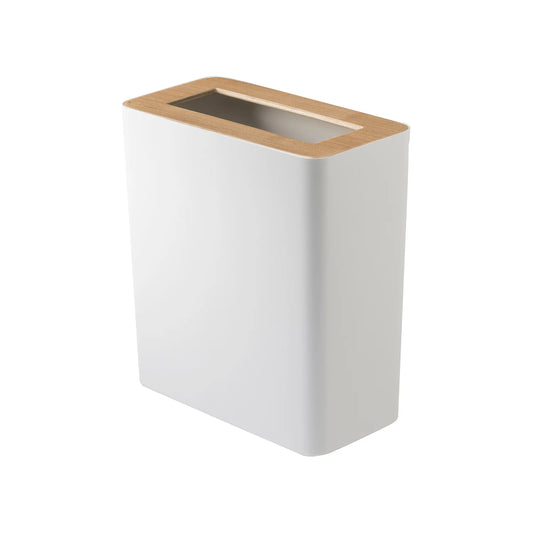 VELASTRIA - Trash Can - Rectangle - Steel + Wood